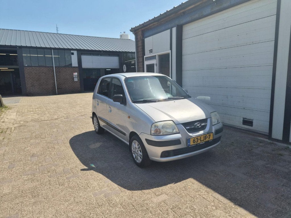 Hyundai Atos 1.1 AUT 2006 Grijs, Auto's, Hyundai, Stof, 4 cilinders, Atos, 873 kg