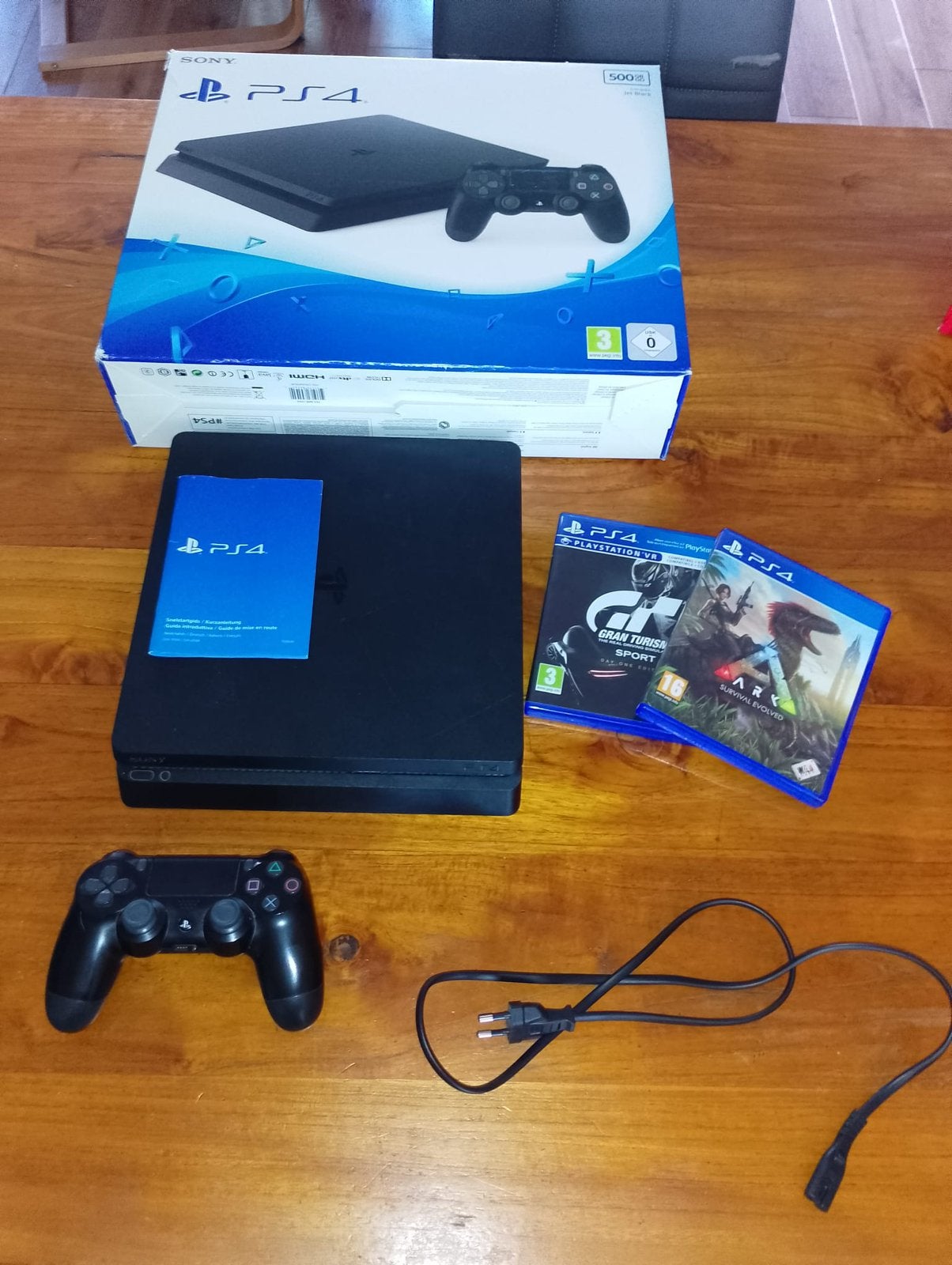 Ps4 slim 500gb, Ophalen of Verzenden, Zo goed als nieuw, Met 1 controller, Slim