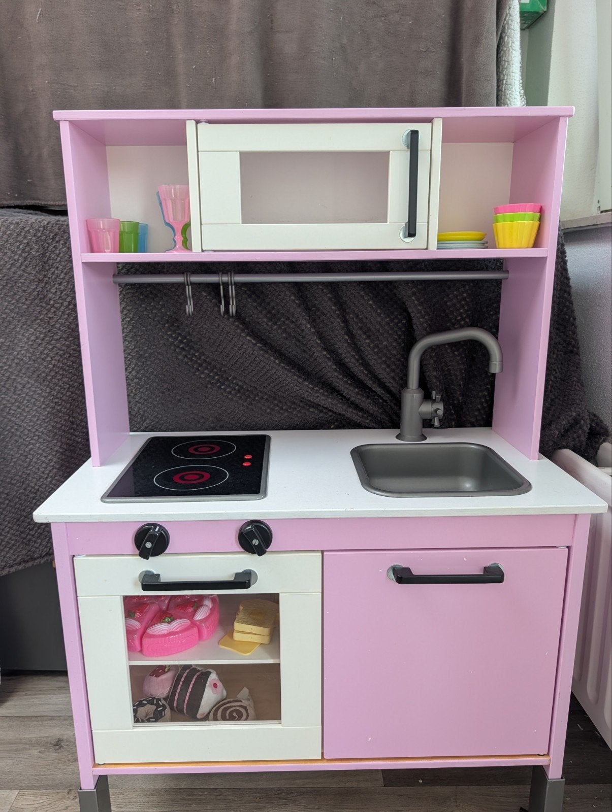 Roze Ikea Duktig kinderkeuken, Kinderen en Baby's, Speelgoed | Educatief en Creatief, Ophalen, Gebruikt, Knutselen, Met licht