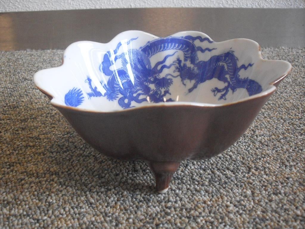 chinees capucijner schaaltje draken, Ophalen of Verzenden