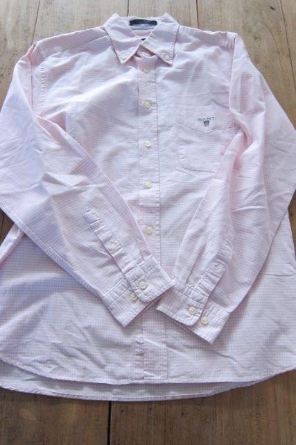 Gant blouse overhemd roze regular fit m heren, GANT, Zo goed als nieuw, Schipluidenlaan 20 5035KJ Tilburg, Roze