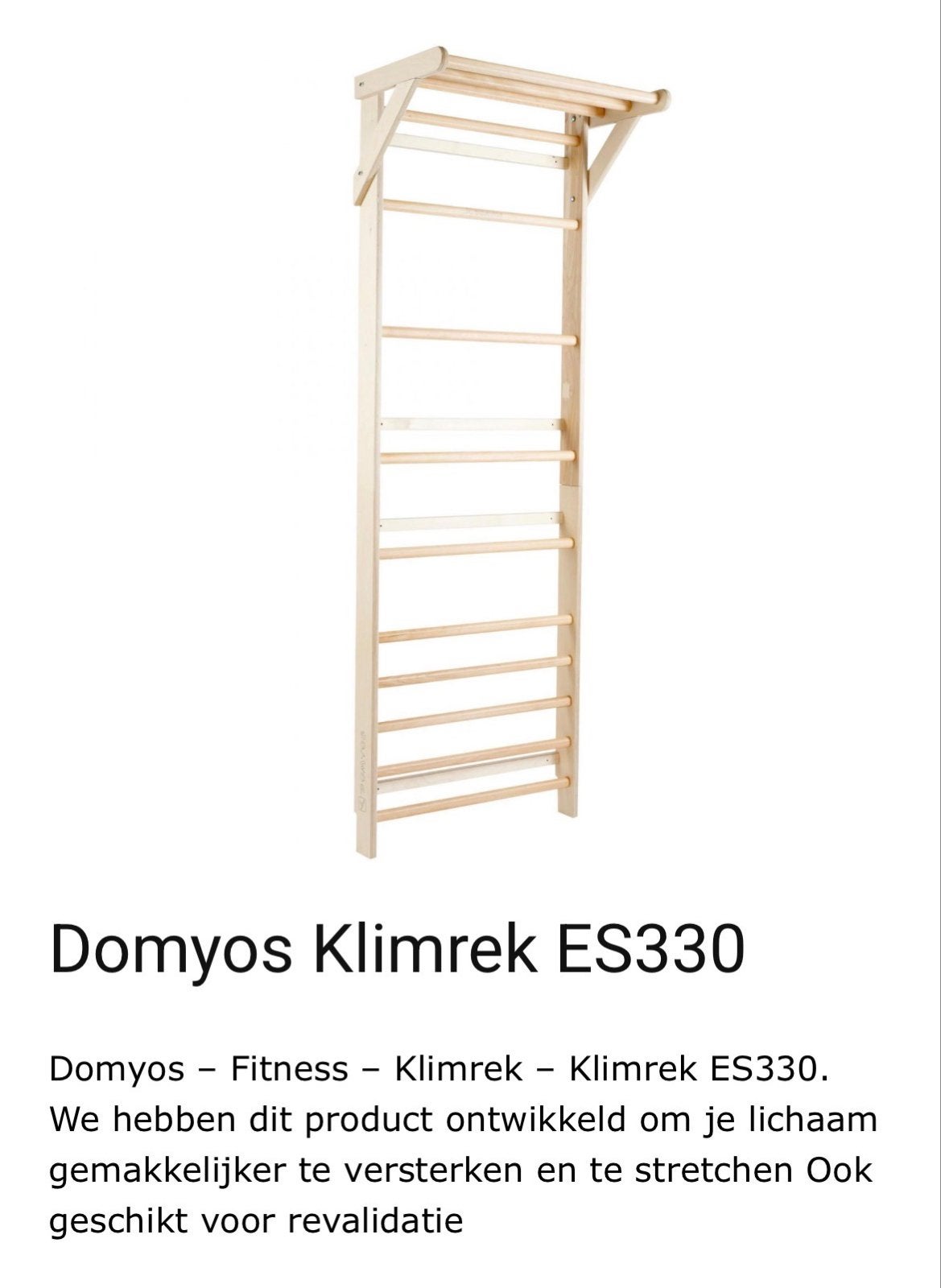 Domyos Klimrek - Fitness (ook perfect voor kinderkamer), Ophalen, Gebruikt, Armen, Overige typen