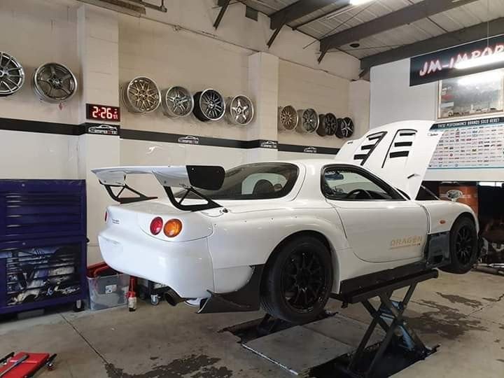 RE Amemiya Super G Achterbumper Mazda RX-7 FD3S, Ophalen of Verzenden, Voor, Mazda, Bumper
