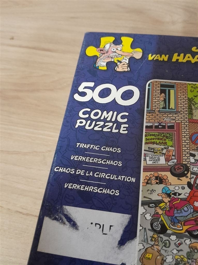 Jan van Haasteren - verkeerschaos - 500 stuks - s3067, Verzenden, 500 t/m 1500 stukjes, Zo goed als nieuw
