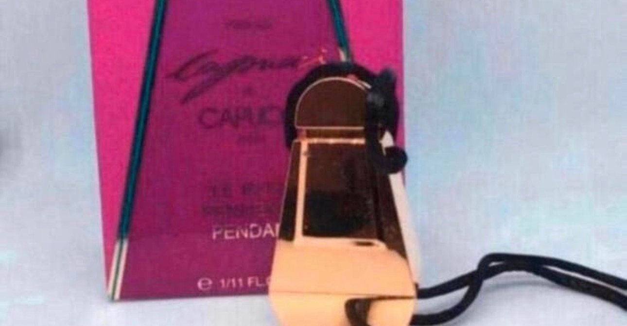 Capucci bijous Pendentif/hanger 3 ml parfum, Verzenden, Nieuw, Miniatuur, Gevuld