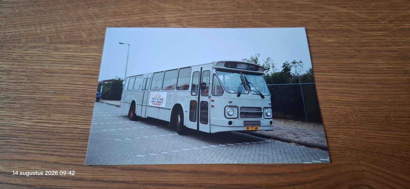 Bus foto ex ZWN 9304 - Beverwijk 2000, Ophalen of Verzenden, Zo goed als nieuw, Bus of Metro, Overige typen
