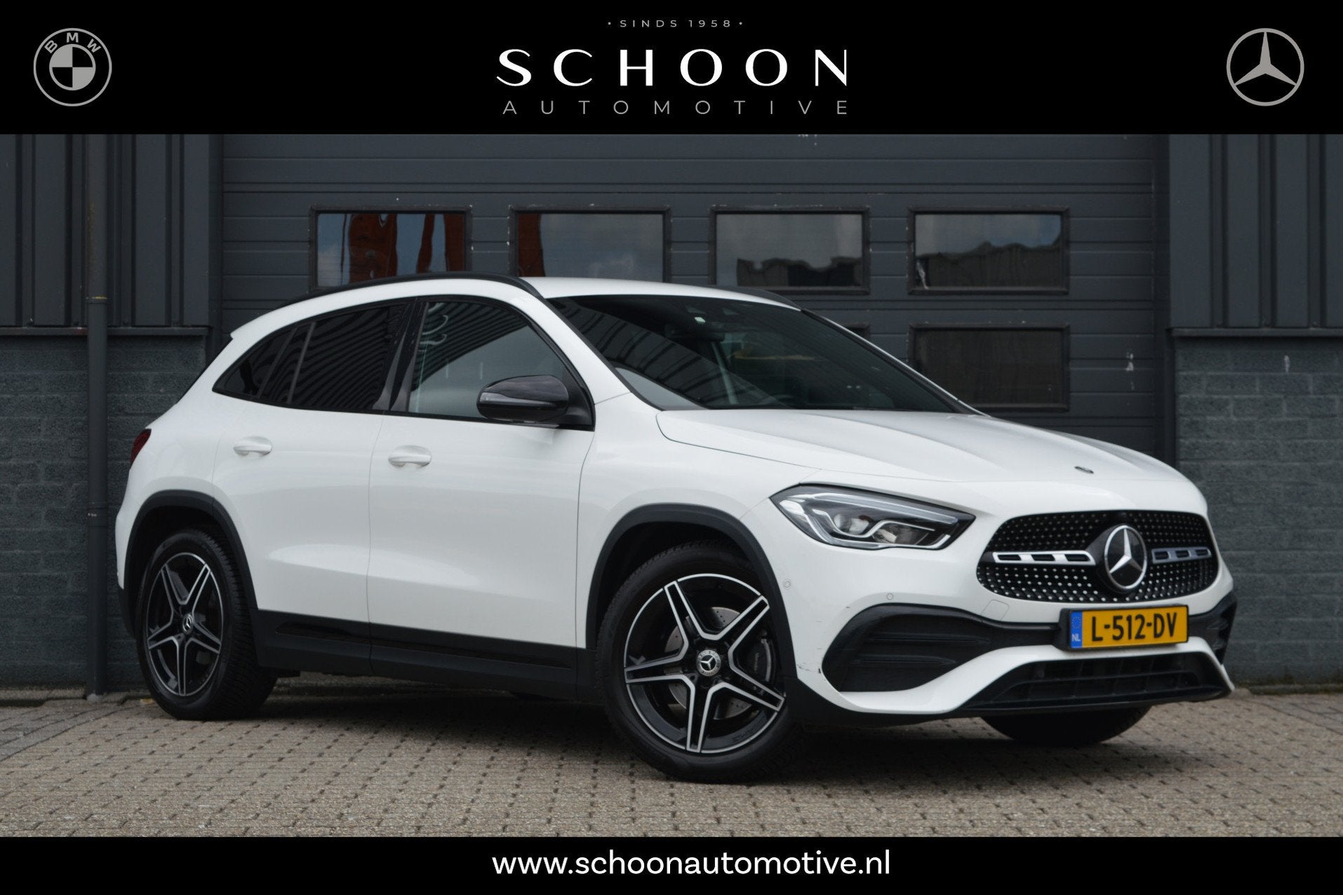 Mercedes-Benz GLA 200 Business Solution AMG | CAMERA | SFEER, 4 cilinders, Met garantie (alle), Wit, Origineel Nederlands