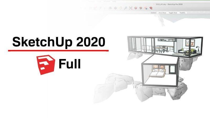 Sketchup Pro 2020, Computers en Software, Ontwerp- en Bewerkingssoftware, Nieuw, Windows, Ophalen of Verzenden