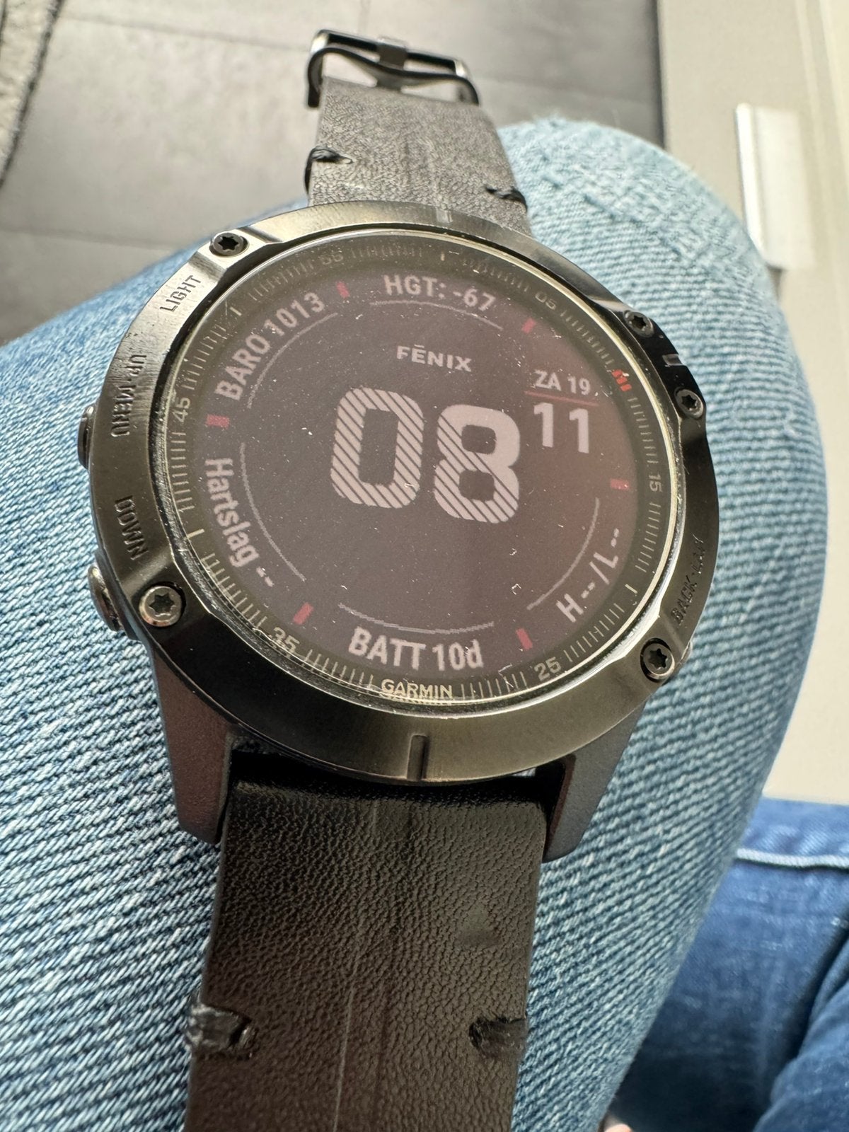 Garmin Fenix 6Pro, Gebruikt, Polshorloge, Kunststof, Ophalen