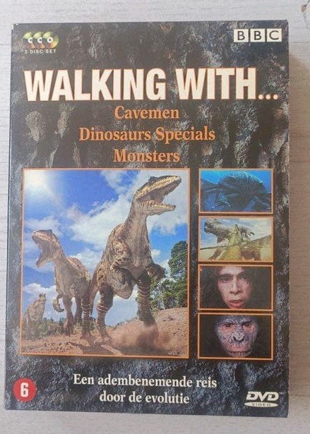 Walking With... Dinosaurs, Cavemen, Monsters DVD Boxset, Alle leeftijden, Ophalen of Verzenden, Gebruikt