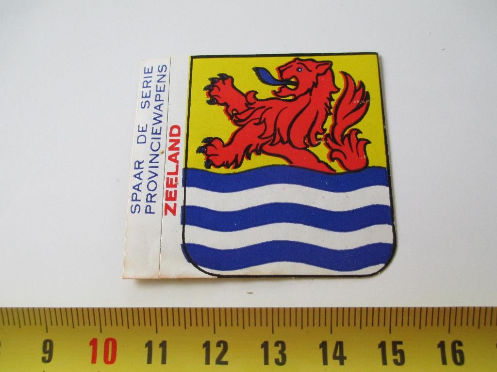 sticker Provincie ZEELAND wapen, Ophalen, Zo goed als nieuw