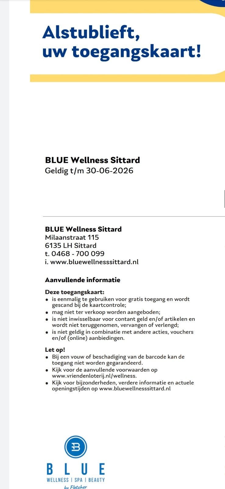 Fletcher Wellness Sauna Sittard voor 2 personen, Twee personen, Cadeaubon, Spa of Sauna