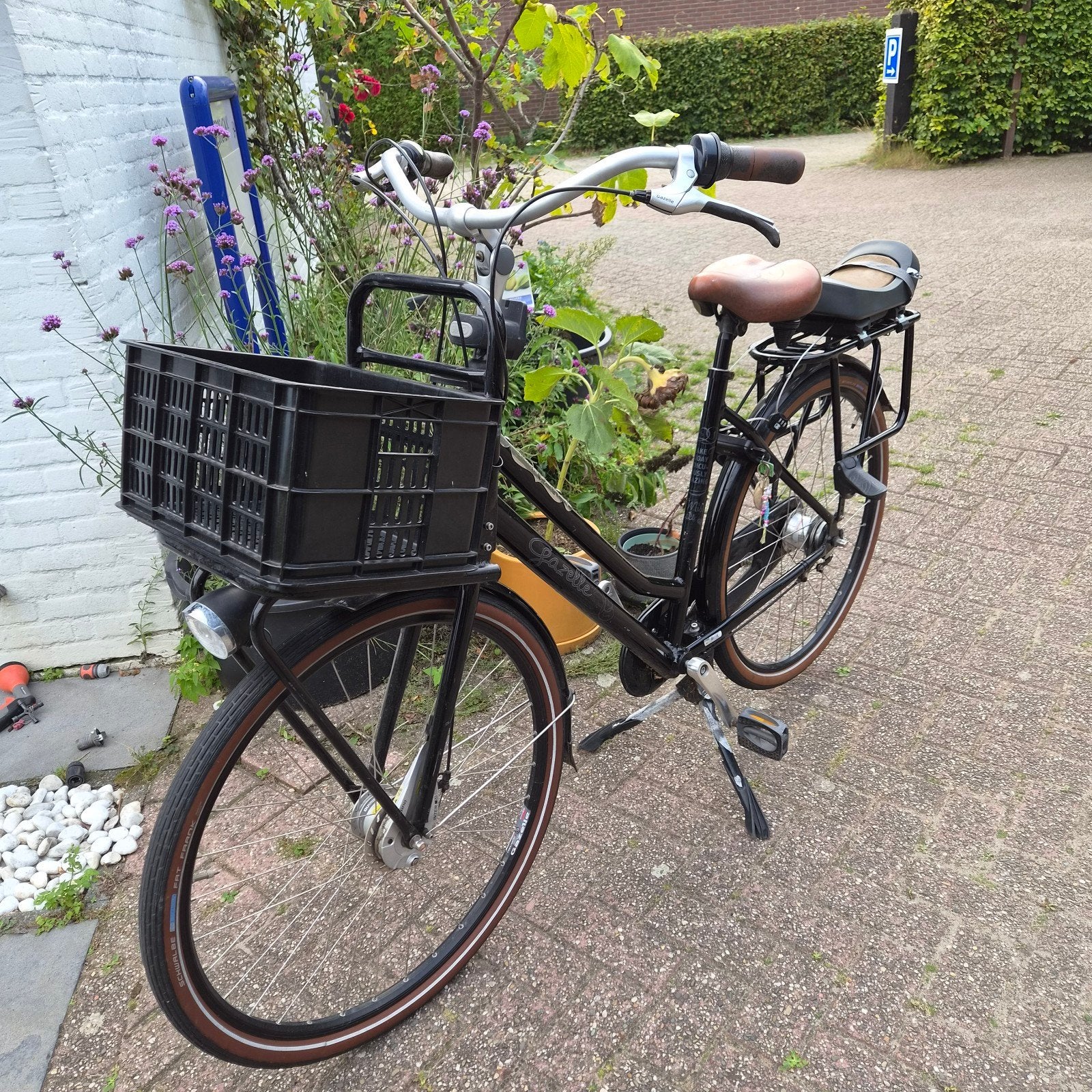 Gazelle Transport Mama fiets met kinderzi, Ophalen, (Extra) lage instap, Gazelle, Trommelrem
