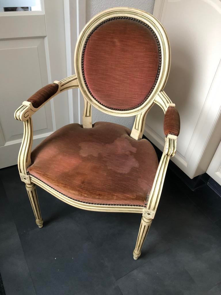 Queen Ann fauteuiltje opknappertje, Ophalen, Gebruikt, 50 tot 100 cm, Minder dan 100 cm