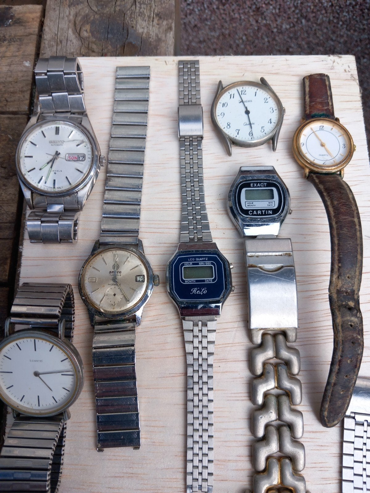 Diverse horloges en onderdelen - Partij alleen ophalen, Sieraden, Tassen en Uiterlijk, Ophalen, Gebruikt, Overige merken