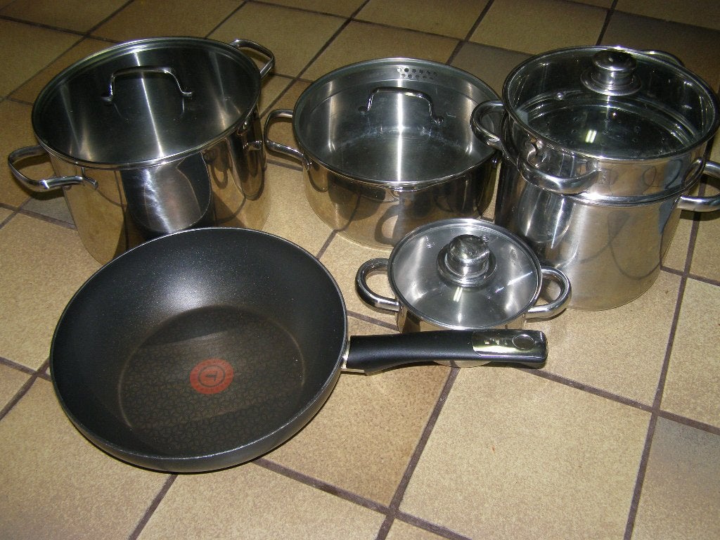 z.g.a.n pannen voor op gas kookpannen bakpan., Tefal, Pannenset, Ophalen of Verzenden, Zo goed als nieuw