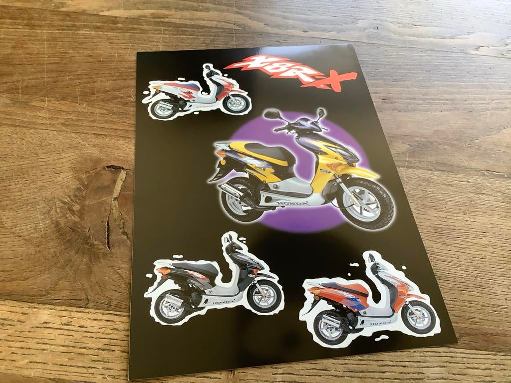 Honda X8R X originele Honda poster, A4 formaat., Verzenden, Nieuw