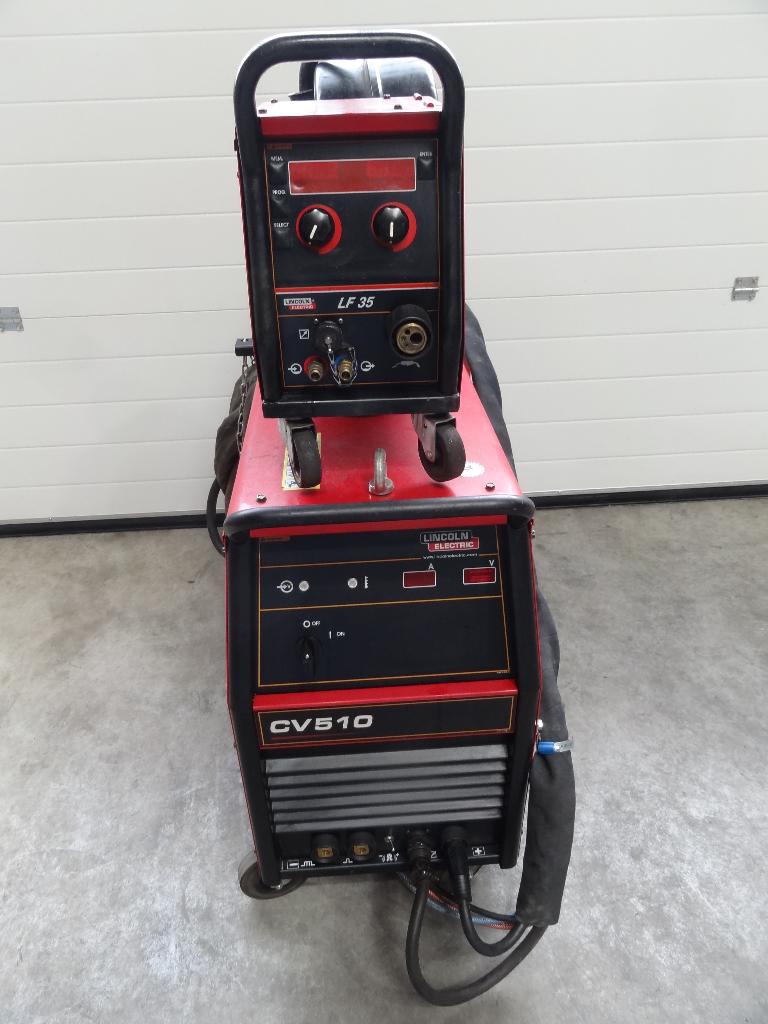 Mig/Mag lasapparaat Lincoln Idealarc CV 510 Synergic WTGK, Ophalen of Verzenden, Zo goed als nieuw, 250 ampère of meer, Co2