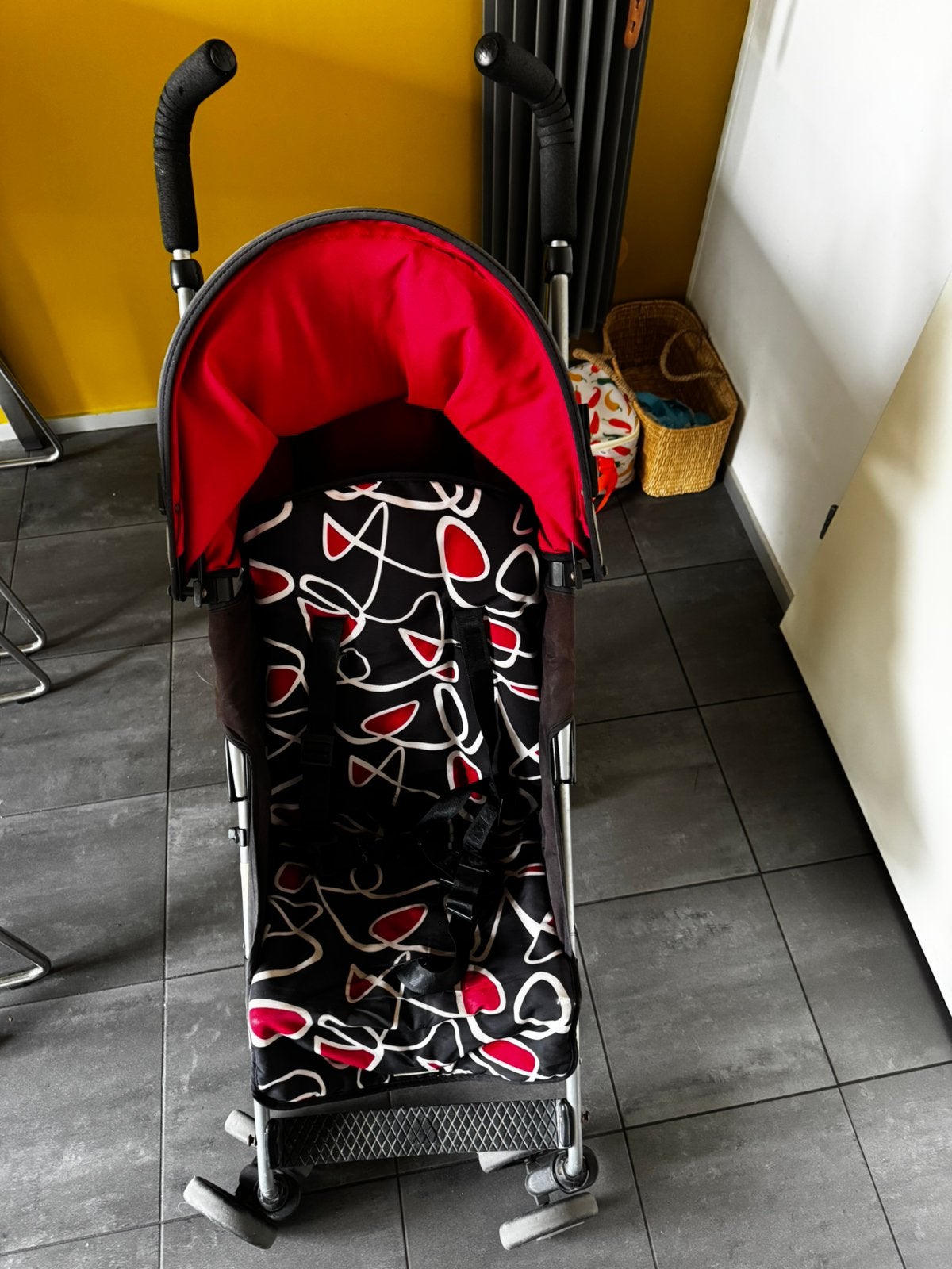 Buggy mac clearen, Ophalen, Regenhoes
