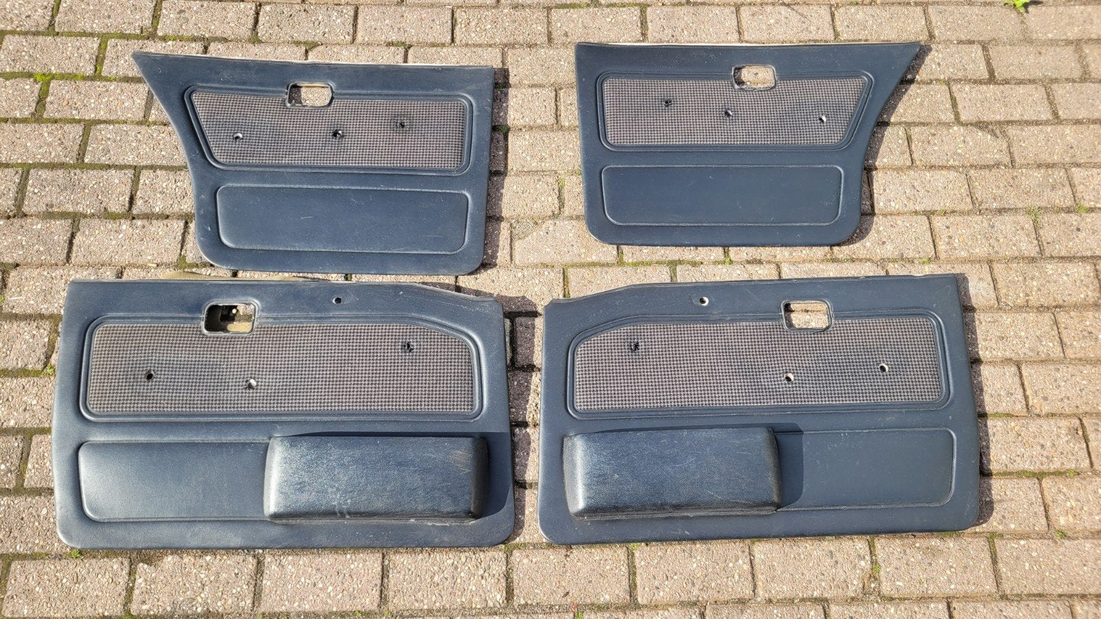 deurkaarten bmw e28 hahnentritt, Ophalen, Gebruikt, BMW