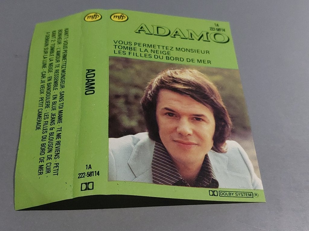 ADAMO - ADAMO (MC), 1 bandje, Ophalen of Verzenden, Zo goed als nieuw, Origineel