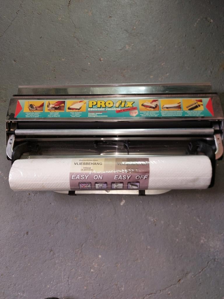 Behanglijmmachine met rol vliesbehang, Ophalen of Verzenden, Minder dan 10 m², Wit