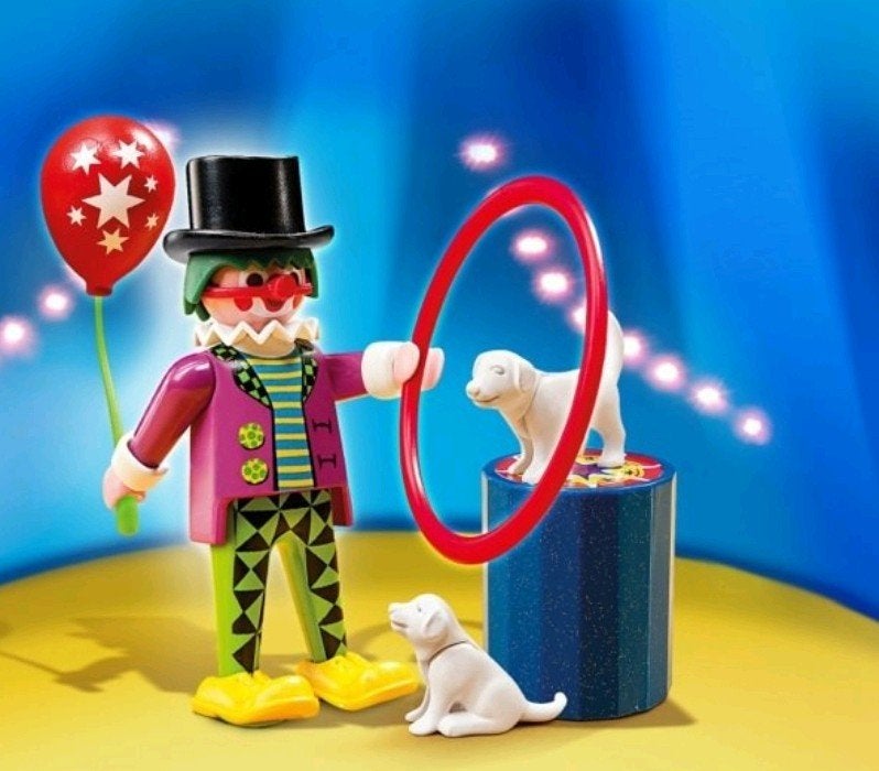 Playmobil Setje 4760 Clown met Hondendressuur, Ophalen of Verzenden, Zo goed als nieuw, Complete set
