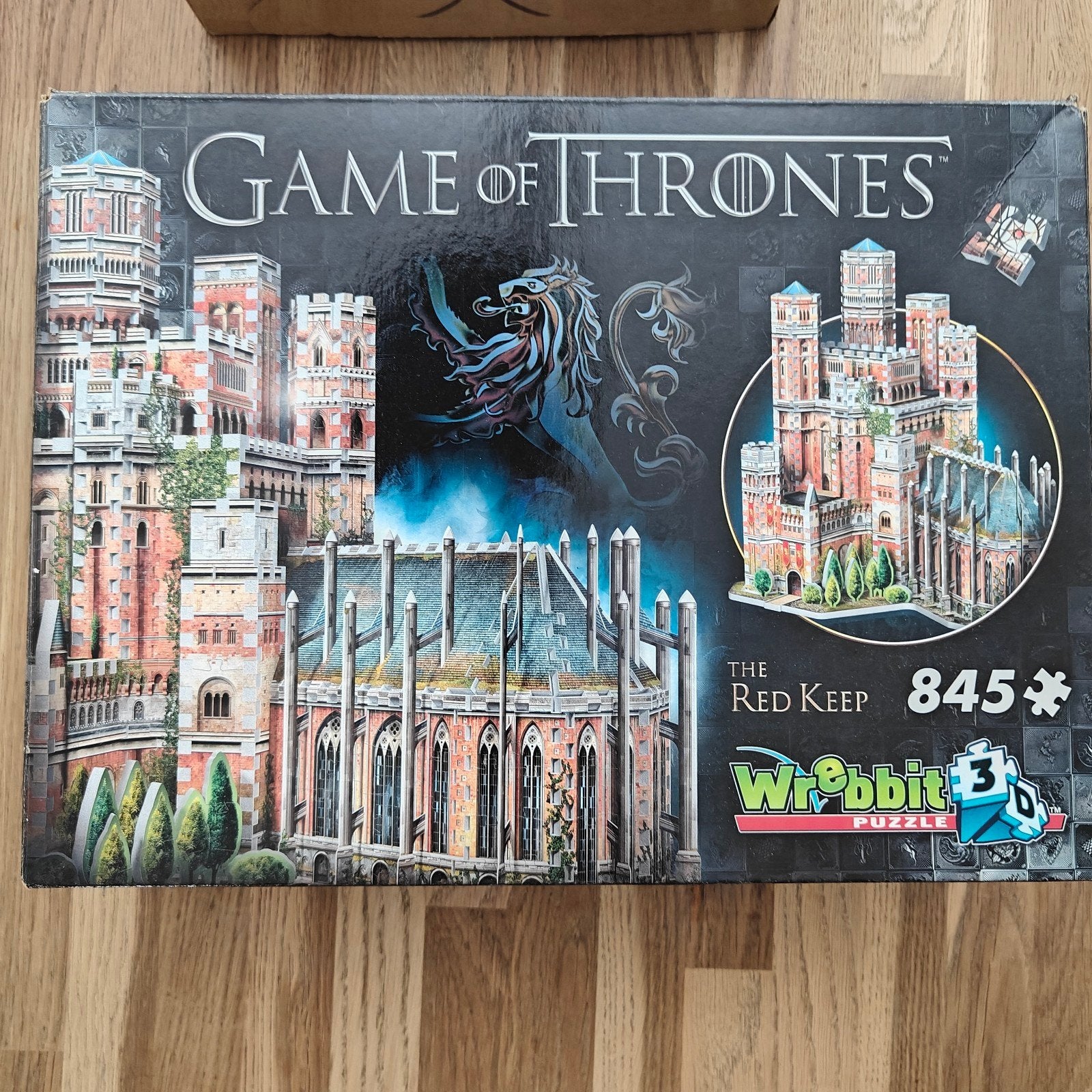 Wrebbit 3D Puzzel - Game of Thrones: Red Keep, Ophalen of Verzenden, 500 t/m 1500 stukjes, Zo goed als nieuw, Rubik's of 3D-puzzel