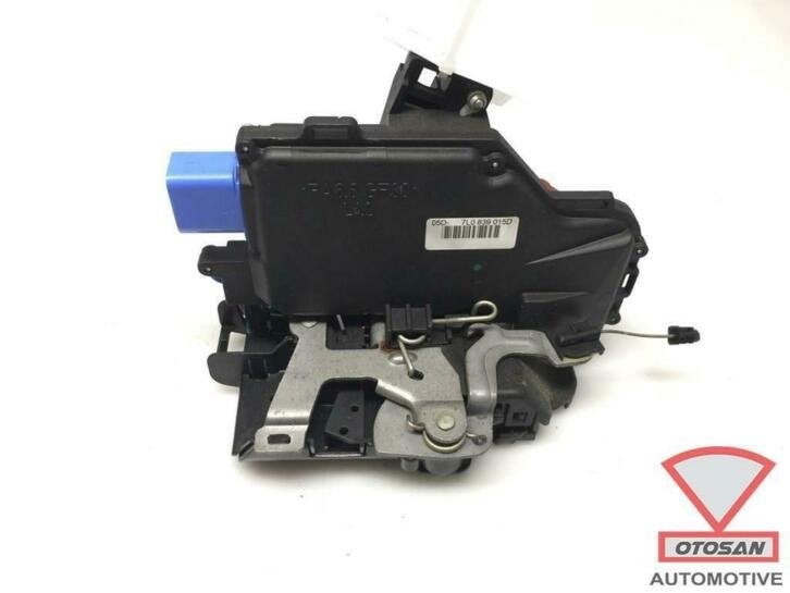 vw golf 5 vag deurslot slotmechaniek links achter 7l0839015d, Gebruikt, Volkswagen, Volkswagen AG, Achter