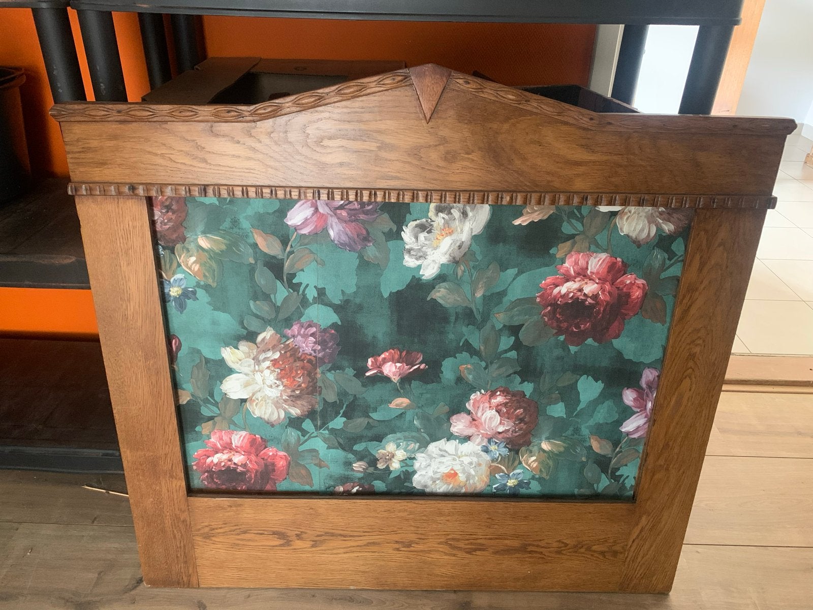 Oude houten lijst (90x80 cm) - Ideaal voor prikbord/schilder, Ophalen of Verzenden, Rechthoekig, 50 tot 100 cm, Minder dan 100 cm