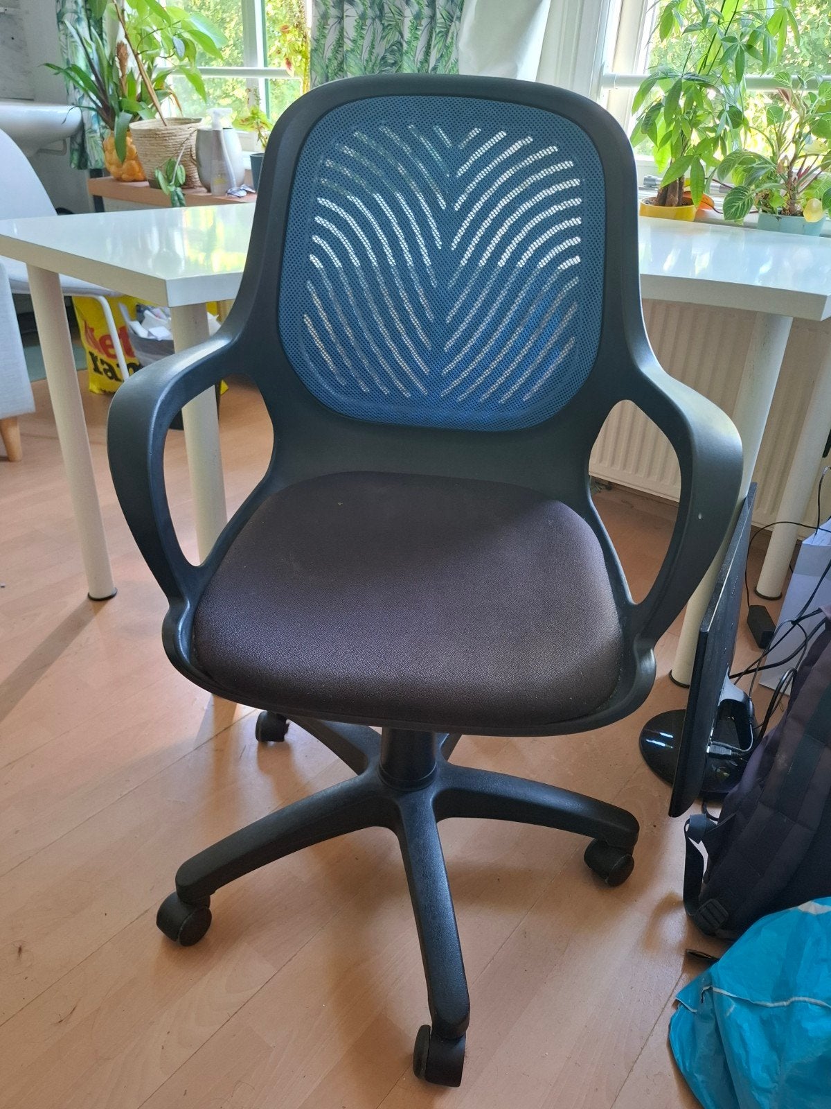 Bureaustoel, Ophalen, Gebruikt, Zwart