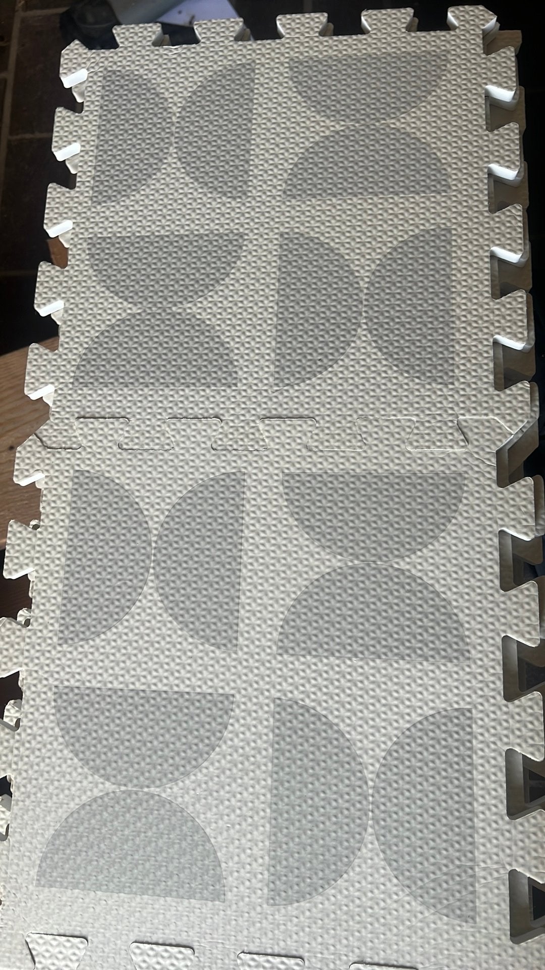 Foam puzzelmat halve maan 120 x 180, Ophalen of Verzenden, Zo goed als nieuw