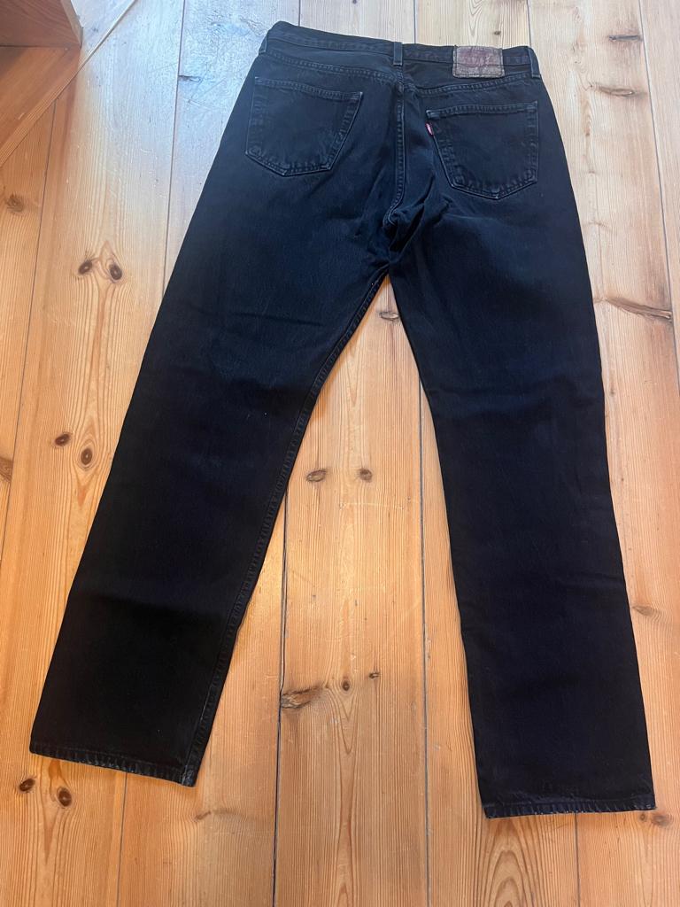 spijkerbroek 501 zwart, Kleding | Dames, Spijkerbroeken en Jeans, Zwart, Overige jeansmaten, Ophalen of Verzenden, Gedragen