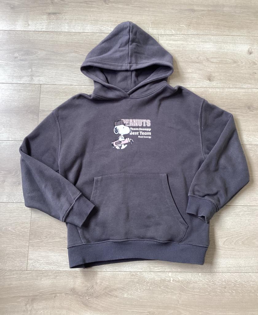 Trui Hoodie grijs Snoopy Zara 152 Nieuwstaat, Ophalen of Verzenden, Zo goed als nieuw, Meisje, Trui of Vest