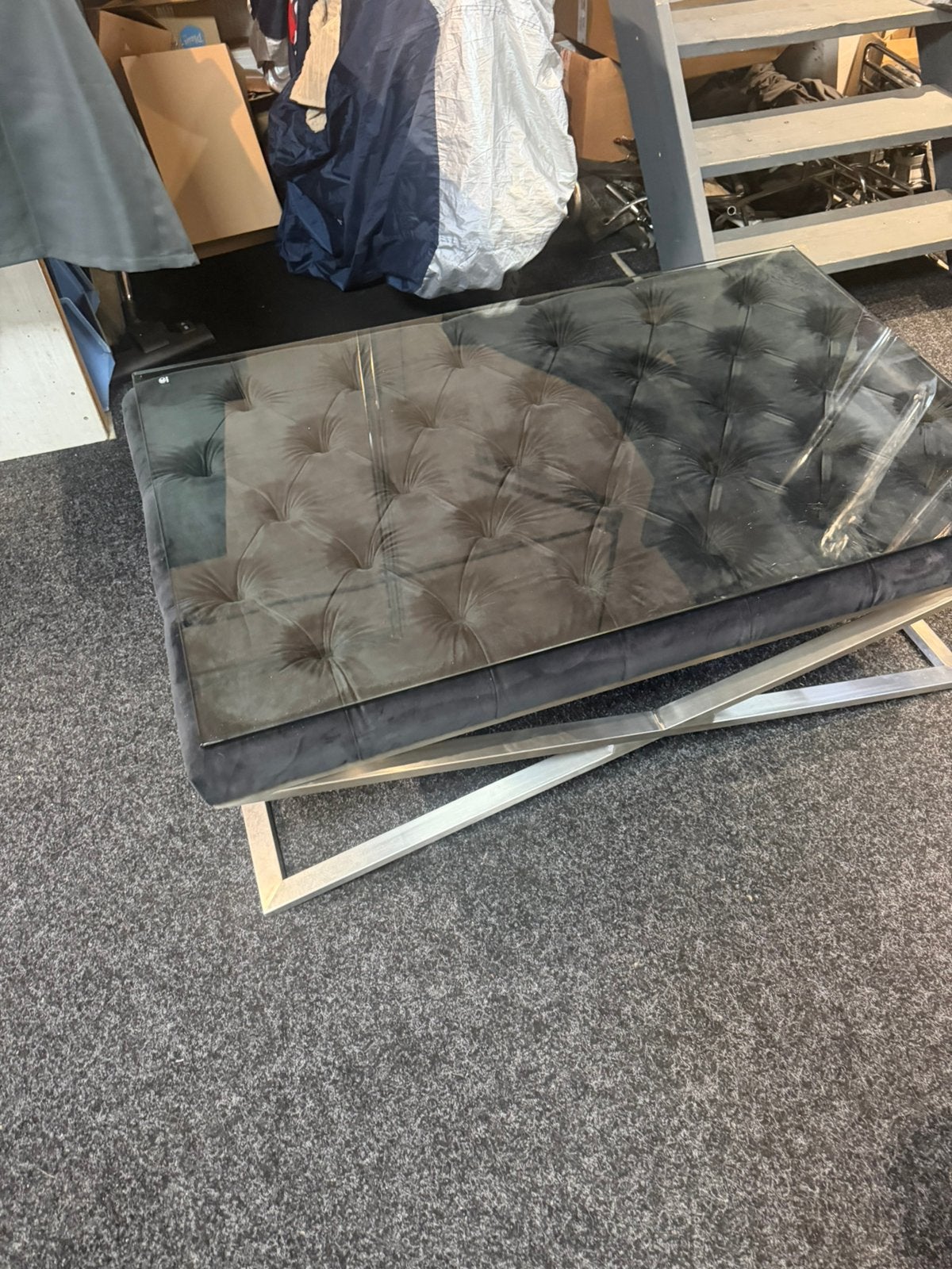 Disigne tafel, 100 tot 150 cm, Zo goed als nieuw, Minder dan 50 cm, Rechthoekig