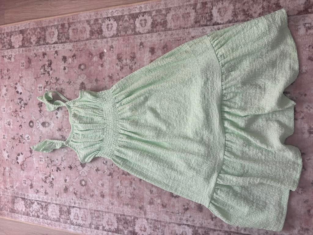 Leuke mint groene jurk, Ophalen of Verzenden, Zo goed als nieuw, Groen