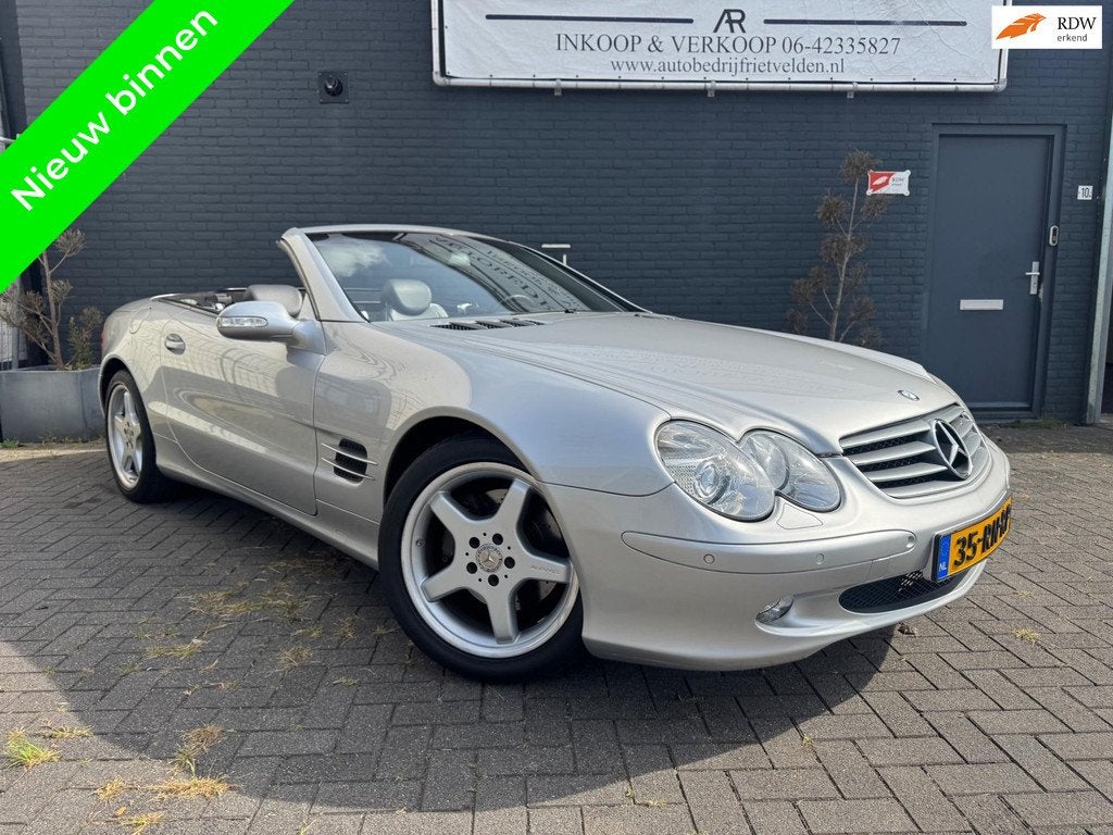 Mercedes-Benz SL-Klasse 500 Youngtimer Cabrio! ABC vervangen, Auto's, Automaat, Achterwielaandrijving, Gebruikt, Cabriolet