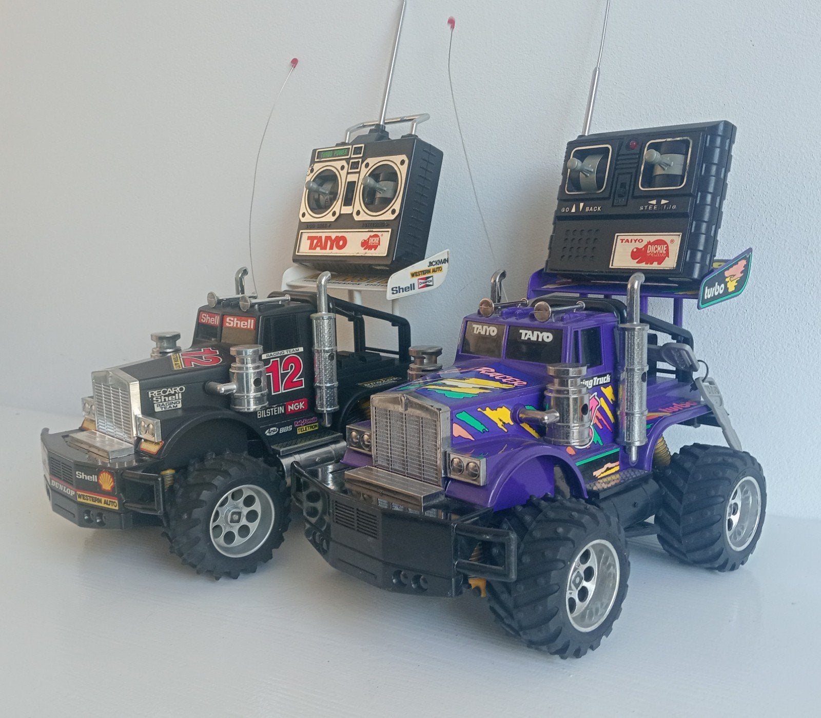 Unieke vintage RC Taiyo Racing Truck set, Ophalen of Verzenden, Zo goed als nieuw, Auto offroad