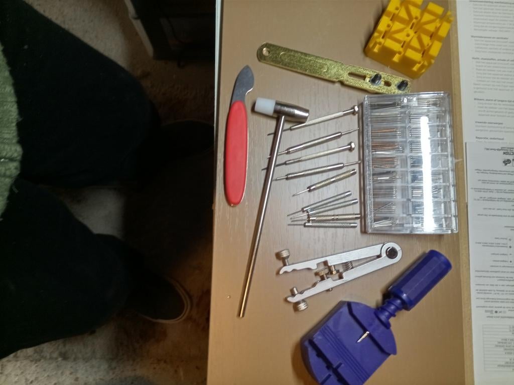 Horlogemakers gereedschap, Antiek en Kunst, Antiek | Gereedschap en Instrumenten, Ophalen of Verzenden