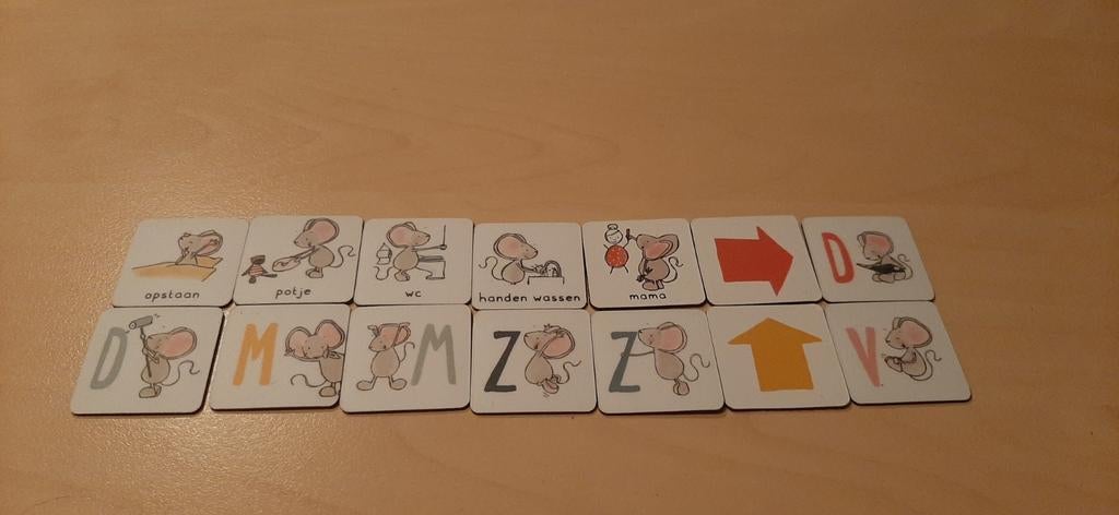 Thuis bij muis dagritme magneetjes, Kinderen en Baby's, Ophalen of Verzenden, Nieuw, Overige typen