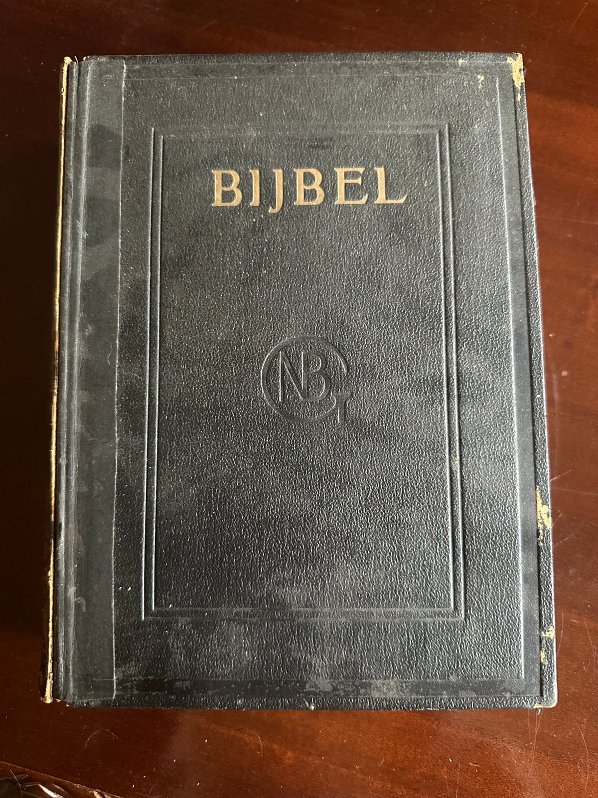 Antieke grote Statenbijbel 1923 Hardcover leer., Ophalen of Verzenden