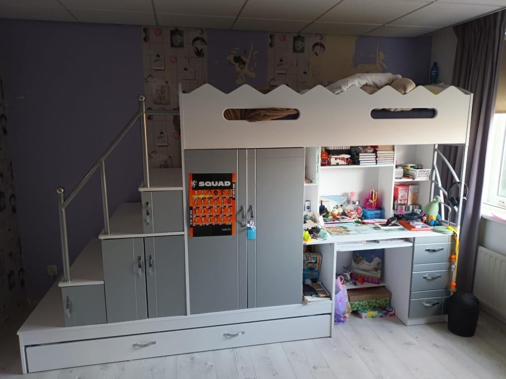 Hoogslaper, Ophalen, Gebruikt, Eenpersoons, 180 tot 200 cm