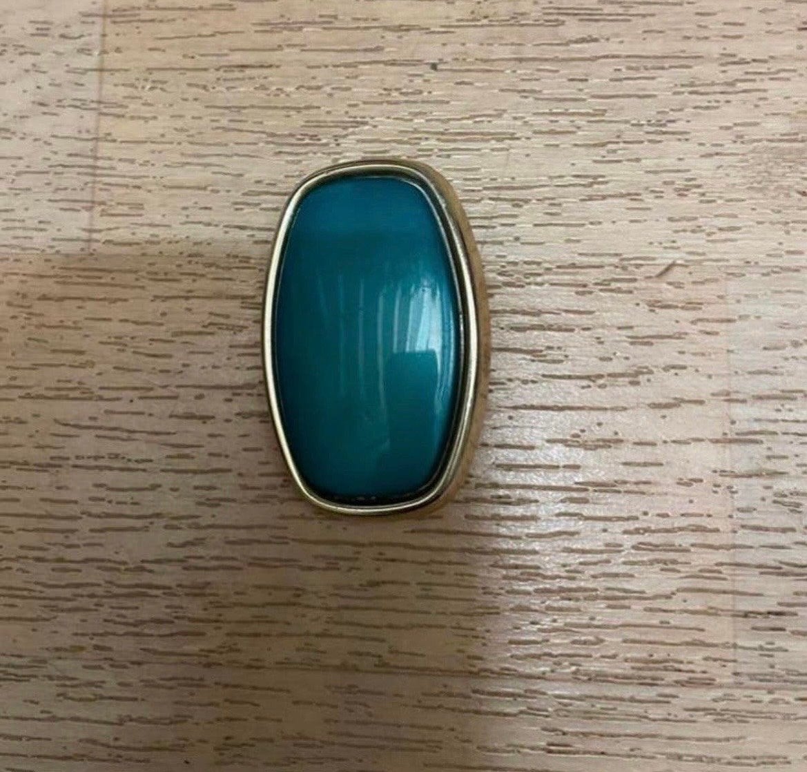 Vintage Broche met Turquoise Steen - Elegant en Tijdloos, Sieraden, Tassen en Uiterlijk, Broches, Overige materialen, 4 tot 7 cm