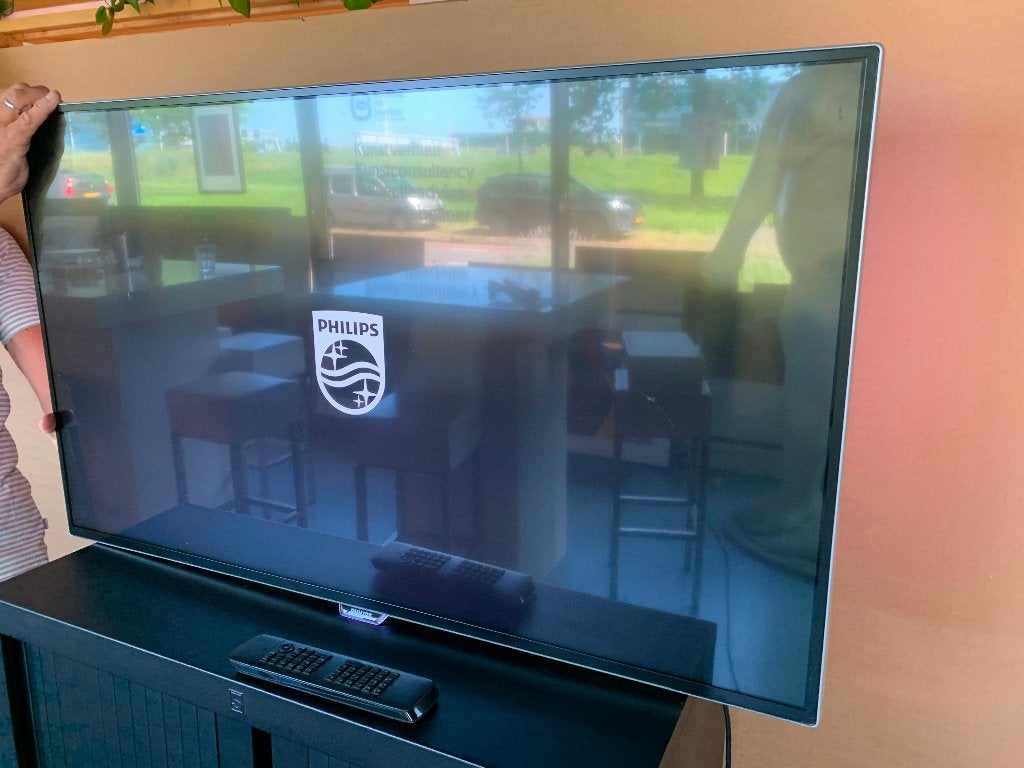Philips Led-TV Android - 43PUK7100 Zwart, Ophalen, Philips, LED, 50 Hz