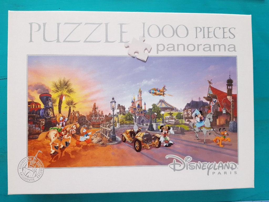 Puzzel Disneyland Paris panorama, Ophalen, 500 t/m 1500 stukjes, Zo goed als nieuw, Legpuzzel