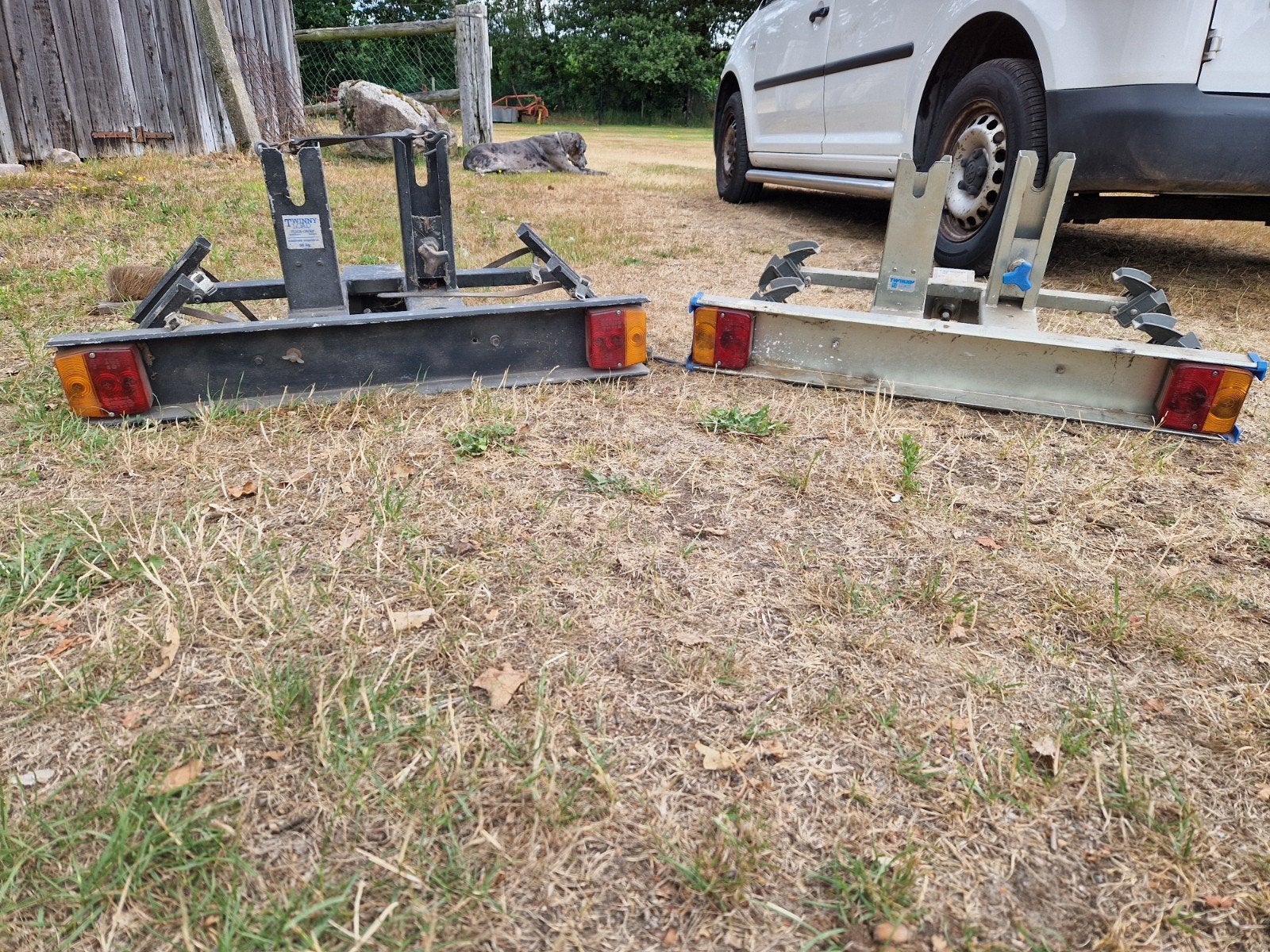 Twinny load fietsendragers, Ophalen, 2 fietsen, Gebruikt, Trekhaakdrager