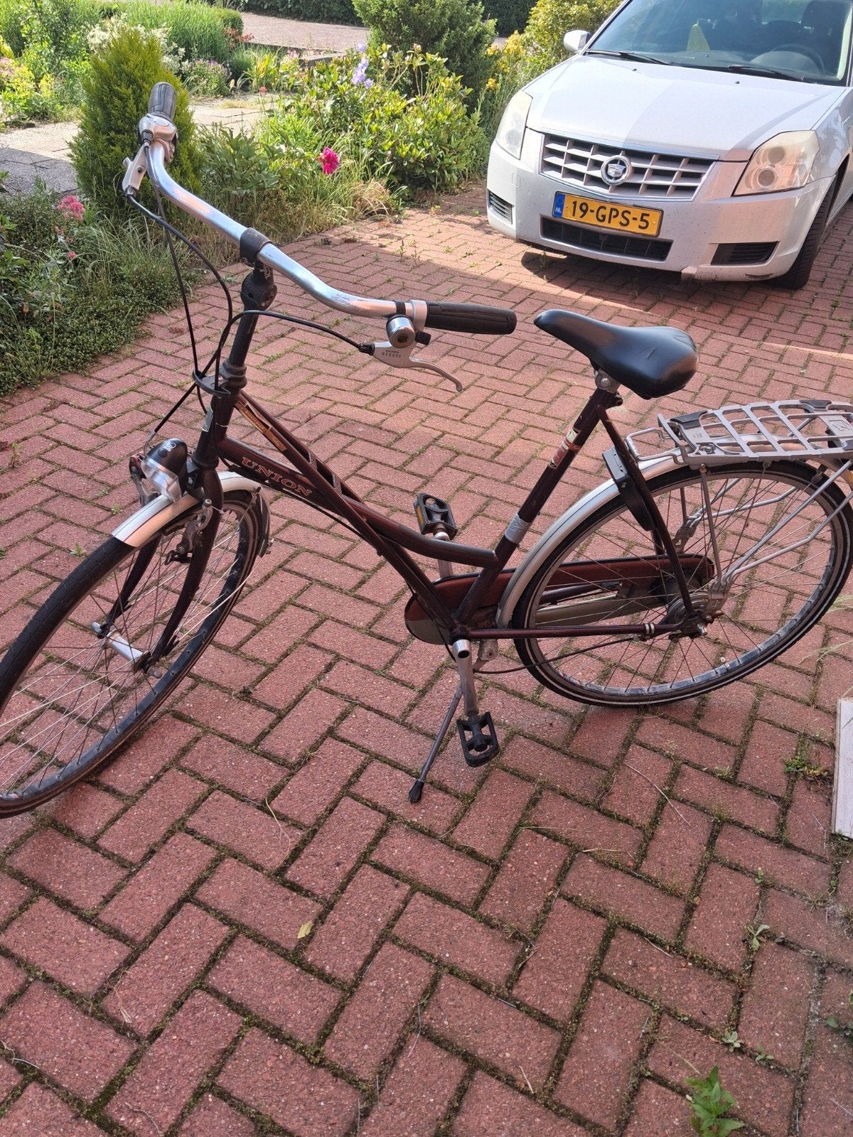 Union damesfiets - Gebruikt, maar in goede staat, Overige merken, Velgrem, Ophalen of Verzenden, 53 tot 56 cm