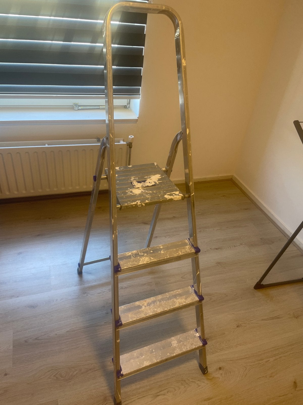 Gebruikte trap met 4 treden en platform, Ophalen, Gebruikt, Trap, Minder dan 2 meter