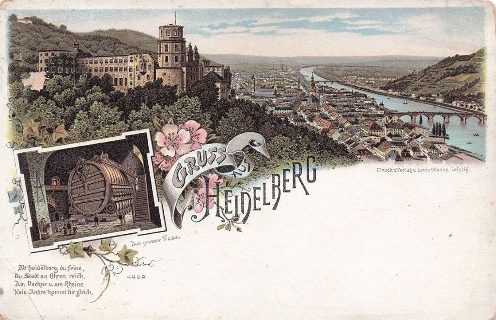 703-180-033 Heidelberg, Verzenden, Voor 1920, Duitsland
