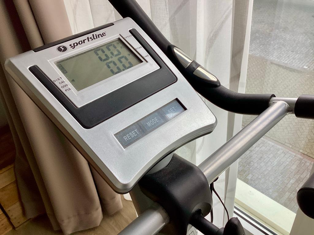 Sportsline H.13 Hometrainer - Zo goed als nieuw, Sport en Fitness, Ophalen, Zo goed als nieuw, Metaal, Benen